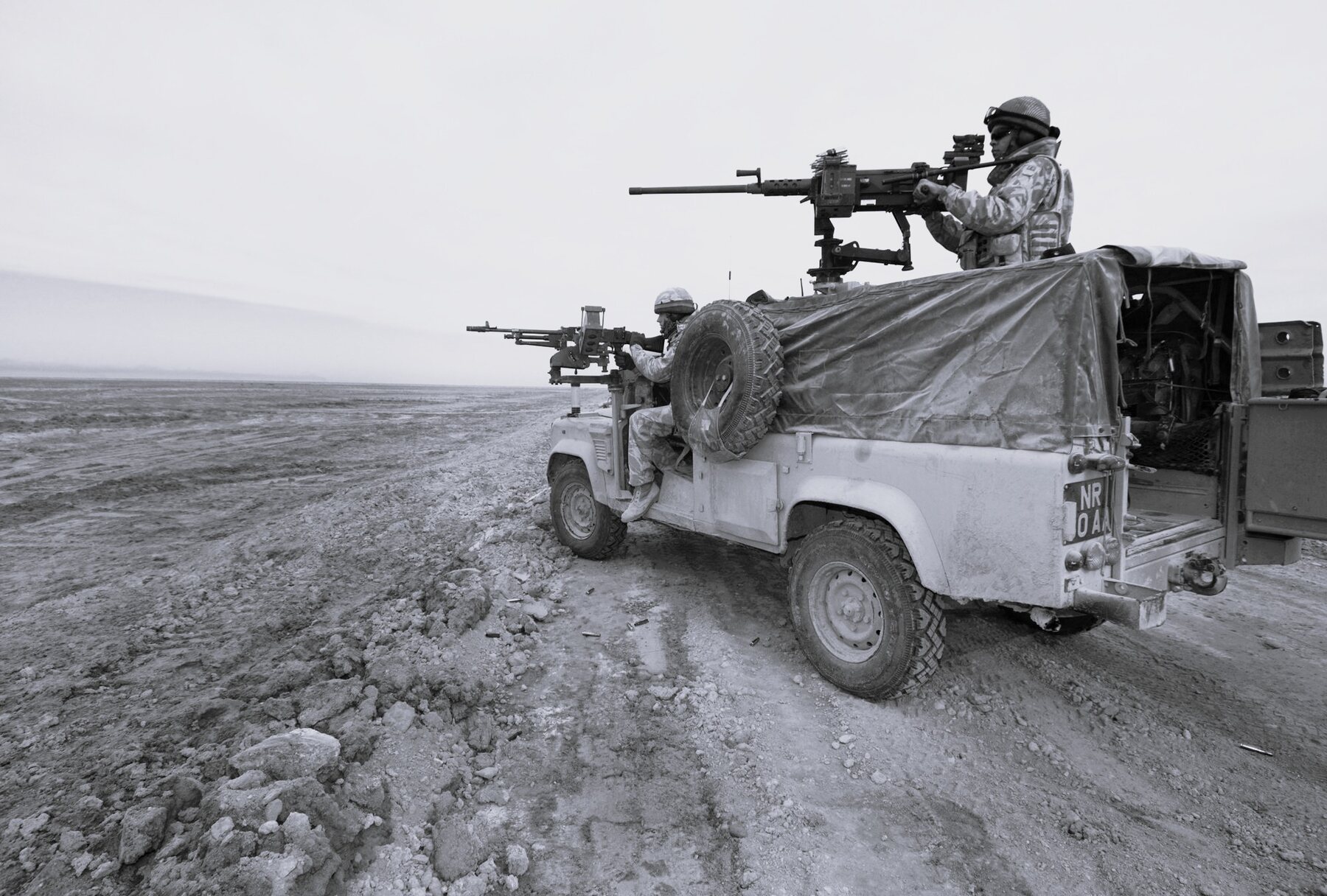 British soldiers on patrol in Iraq